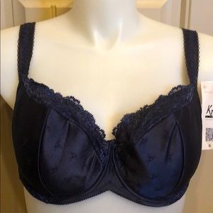 NWT Kris Line Cindy Padded Balconette Bra 40FF.